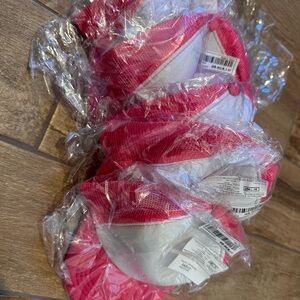 Pink and White Mesh trucker Cap